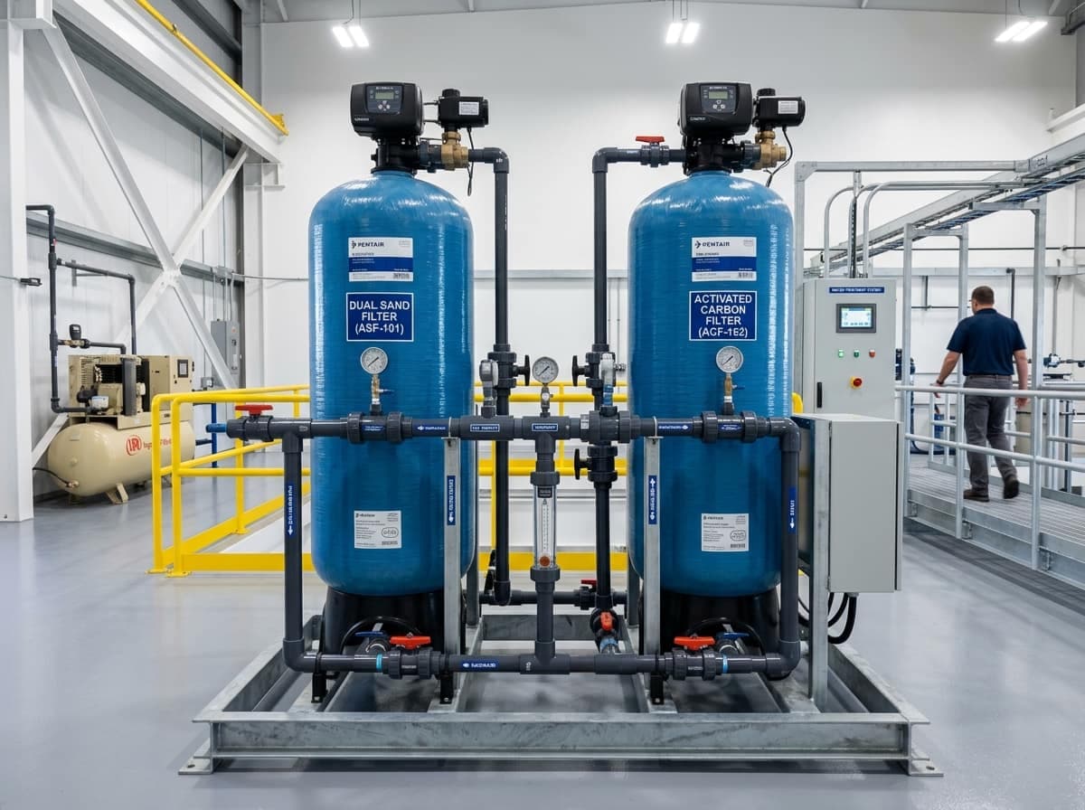 FRP Pre-Filtration Dual Column