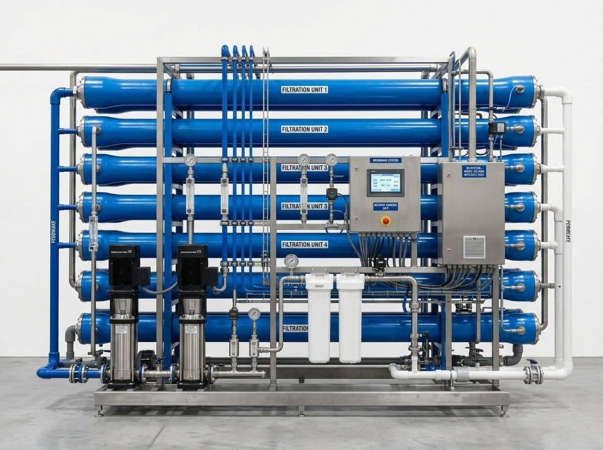 Industrial FRP RO Plant